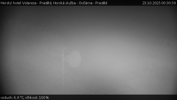 Horský hotel Volareza - Praděd - Horská služba - Ovčárna - Praděd - 23.10.2025 v 00:30 Horský hotel Volareza - Praděd - Horská služba - Ovčárna - Praděd - 23.10.2025 v 00:30