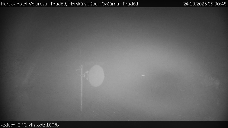 Horský hotel Volareza - Praděd - Horská služba - Ovčárna - Praděd - 24.10.2025 v 06:00 Horský hotel Volareza - Praděd - Horská služba - Ovčárna - Praděd - 24.10.2025 v 06:00