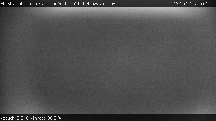 Horský hotel Volareza - Praděd - Praděd - Petrovy kameny - 13.10.2025 v 20:01 Horský hotel Volareza - Praděd - Praděd - Petrovy kameny - 13.10.2025 v 20:01