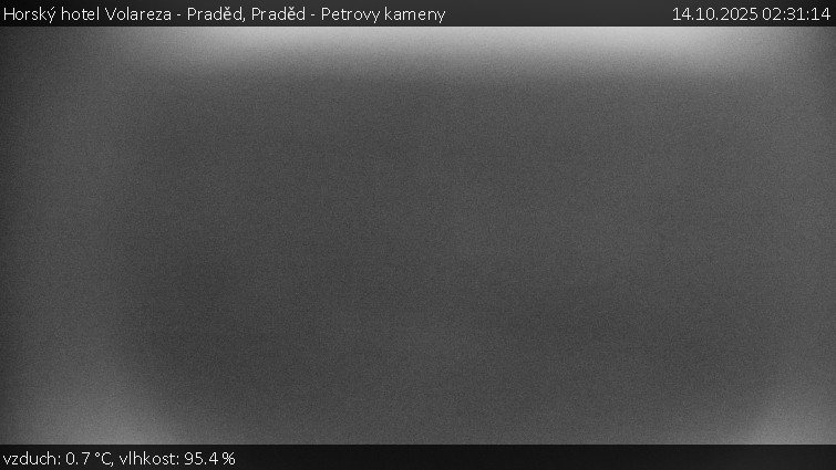 Horský hotel Volareza - Praděd - Praděd - Petrovy kameny - 14.10.2025 v 02:31 Horský hotel Volareza - Praděd - Praděd - Petrovy kameny - 14.10.2025 v 02:31