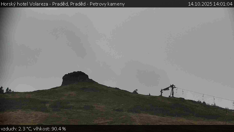 Horský hotel Volareza - Praděd - Praděd - Petrovy kameny - 14.10.2025 v 14:01 Horský hotel Volareza - Praděd - Praděd - Petrovy kameny - 14.10.2025 v 14:01