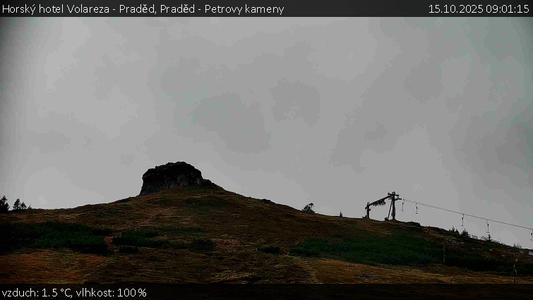 Horský hotel Volareza - Praděd - Praděd - Petrovy kameny - 15.10.2025 v 09:01 Horský hotel Volareza - Praděd - Praděd - Petrovy kameny - 15.10.2025 v 09:01