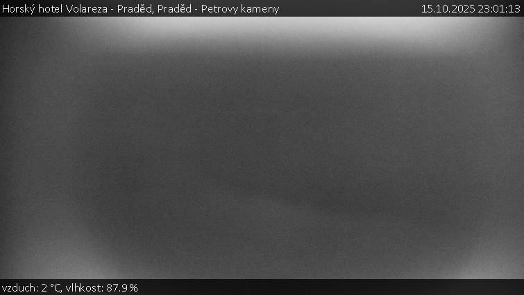 Horský hotel Volareza - Praděd - Praděd - Petrovy kameny - 15.10.2025 v 23:01 Horský hotel Volareza - Praděd - Praděd - Petrovy kameny - 15.10.2025 v 23:01