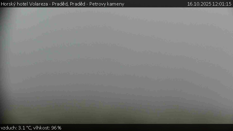 Horský hotel Volareza - Praděd - Praděd - Petrovy kameny - 16.10.2025 v 12:01 Horský hotel Volareza - Praděd - Praděd - Petrovy kameny - 16.10.2025 v 12:01