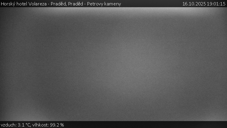 Horský hotel Volareza - Praděd - Praděd - Petrovy kameny - 16.10.2025 v 19:01 Horský hotel Volareza - Praděd - Praděd - Petrovy kameny - 16.10.2025 v 19:01