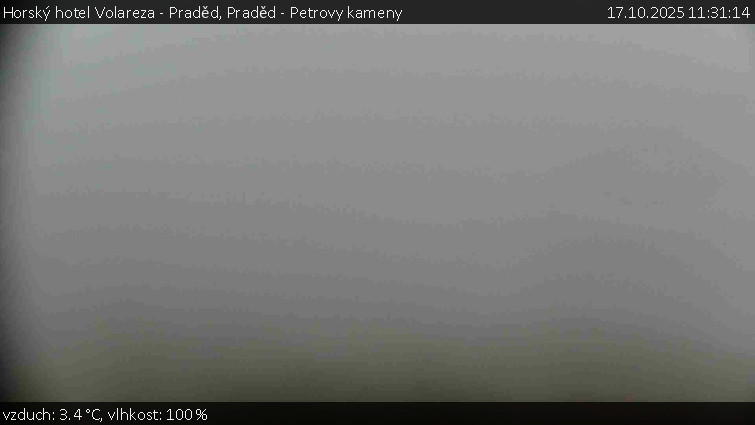 Horský hotel Volareza - Praděd - Praděd - Petrovy kameny - 17.10.2025 v 11:31 Horský hotel Volareza - Praděd - Praděd - Petrovy kameny - 17.10.2025 v 11:31