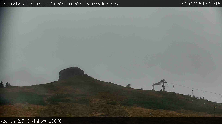 Horský hotel Volareza - Praděd - Praděd - Petrovy kameny - 17.10.2025 v 17:01 Horský hotel Volareza - Praděd - Praděd - Petrovy kameny - 17.10.2025 v 17:01