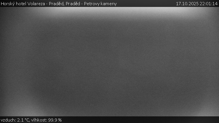 Horský hotel Volareza - Praděd - Praděd - Petrovy kameny - 17.10.2025 v 22:01 Horský hotel Volareza - Praděd - Praděd - Petrovy kameny - 17.10.2025 v 22:01