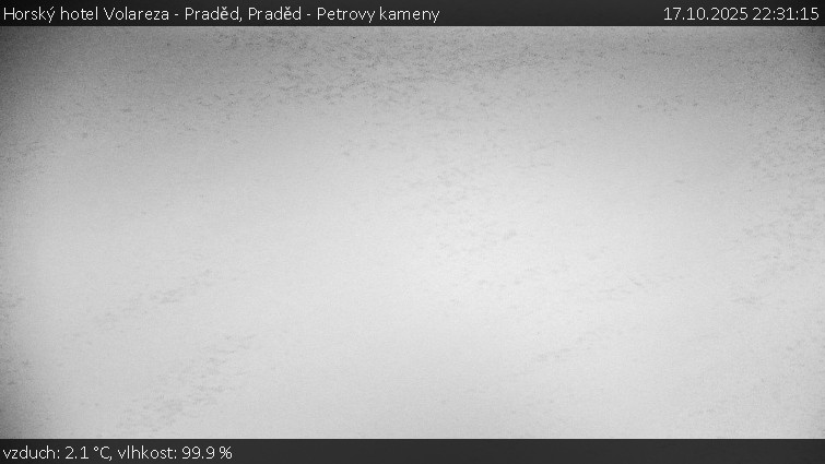 Horský hotel Volareza - Praděd - Praděd - Petrovy kameny - 17.10.2025 v 22:31 Horský hotel Volareza - Praděd - Praděd - Petrovy kameny - 17.10.2025 v 22:31