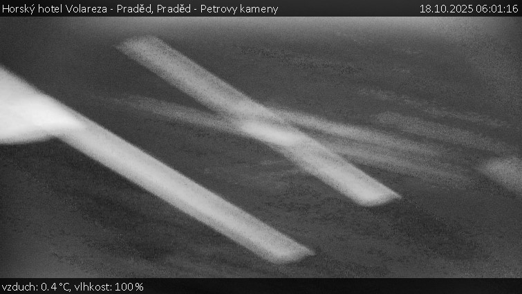 Horský hotel Volareza - Praděd - Praděd - Petrovy kameny - 18.10.2025 v 06:01 Horský hotel Volareza - Praděd - Praděd - Petrovy kameny - 18.10.2025 v 06:01