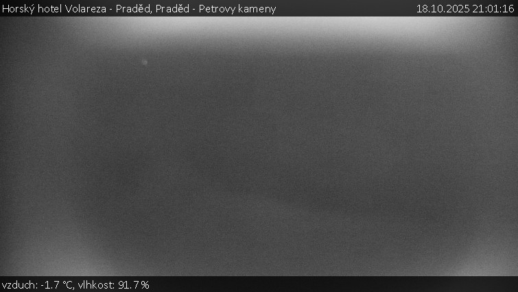 Horský hotel Volareza - Praděd - Praděd - Petrovy kameny - 18.10.2025 v 21:01 Horský hotel Volareza - Praděd - Praděd - Petrovy kameny - 18.10.2025 v 21:01