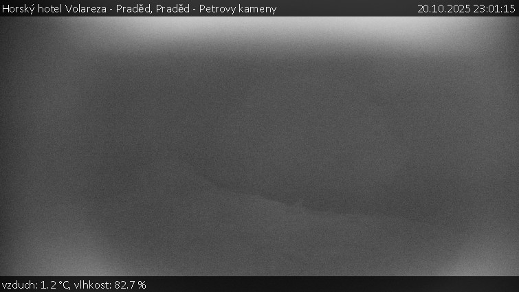 Horský hotel Volareza - Praděd - Praděd - Petrovy kameny - 20.10.2025 v 23:01 Horský hotel Volareza - Praděd - Praděd - Petrovy kameny - 20.10.2025 v 23:01