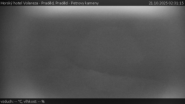 Horský hotel Volareza - Praděd - Praděd - Petrovy kameny - 21.10.2025 v 02:31 Horský hotel Volareza - Praděd - Praděd - Petrovy kameny - 21.10.2025 v 02:31