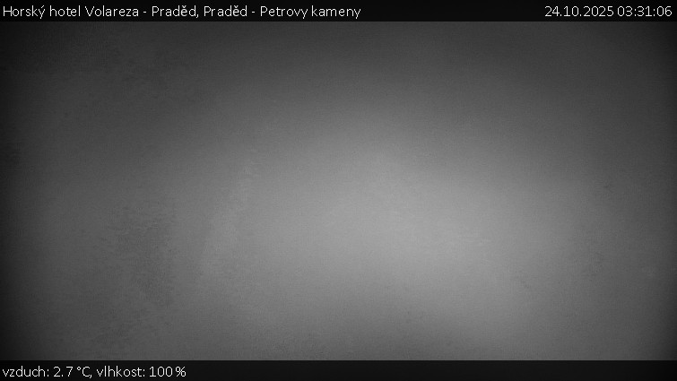 Horský hotel Volareza - Praděd - Praděd - Petrovy kameny - 24.10.2025 v 03:31 Horský hotel Volareza - Praděd - Praděd - Petrovy kameny - 24.10.2025 v 03:31