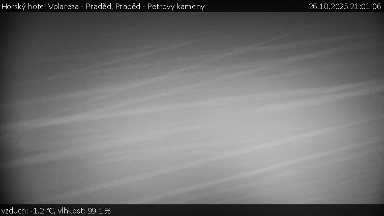 Horský hotel Volareza - Praděd - Praděd - Petrovy kameny - 26.10.2025 v 21:01 Horský hotel Volareza - Praděd - Praděd - Petrovy kameny - 26.10.2025 v 21:01