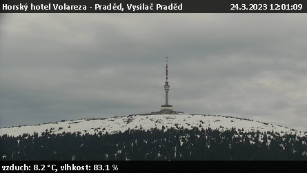 Horský hotel Volareza - Praděd - Vysílač Praděd - 24.3.2023 v 12:01