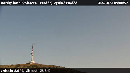 Horský hotel Volareza - Praděd - Vysílač Praděd - 28.5.2023 v 09:00