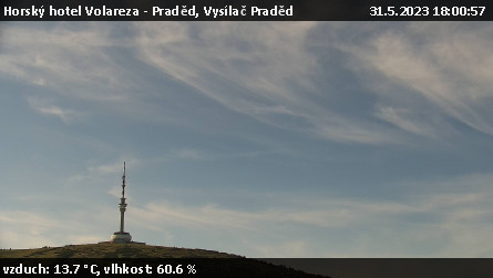 Horský hotel Volareza - Praděd - Vysílač Praděd - 31.5.2023 v 18:00