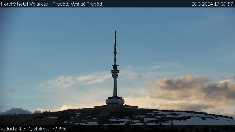 Horský hotel Volareza - Praděd - Vysílač Praděd - 28.3.2024 v 17:30