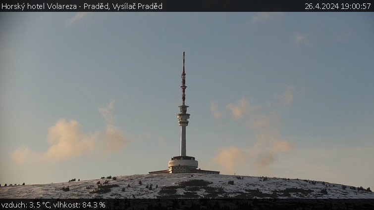Horský hotel Volareza - Praděd - Vysílač Praděd - 26.4.2024 v 19:00