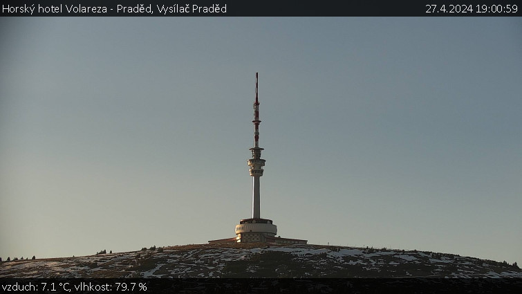 Horský hotel Volareza - Praděd - Vysílač Praděd - 27.4.2024 v 19:00