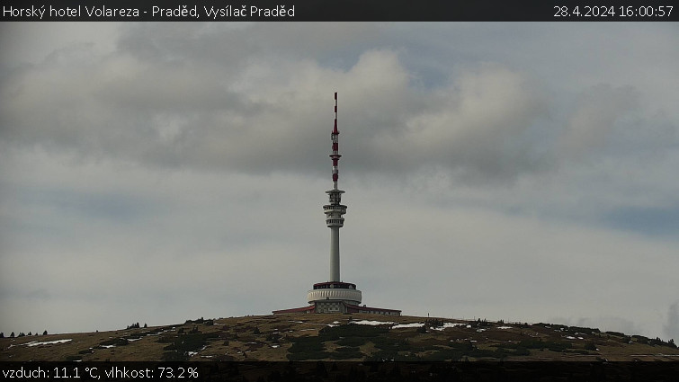 Horský hotel Volareza - Praděd - Vysílač Praděd - 28.4.2024 v 16:00