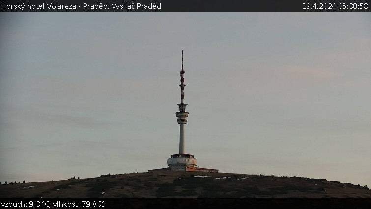 Horský hotel Volareza - Praděd - Vysílač Praděd - 29.4.2024 v 05:30
