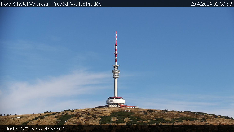 Horský hotel Volareza - Praděd - Vysílač Praděd - 29.4.2024 v 09:30