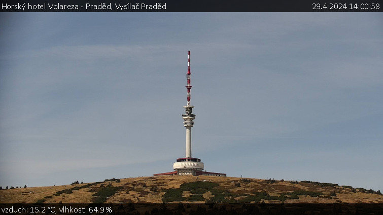 Horský hotel Volareza - Praděd - Vysílač Praděd - 29.4.2024 v 14:00