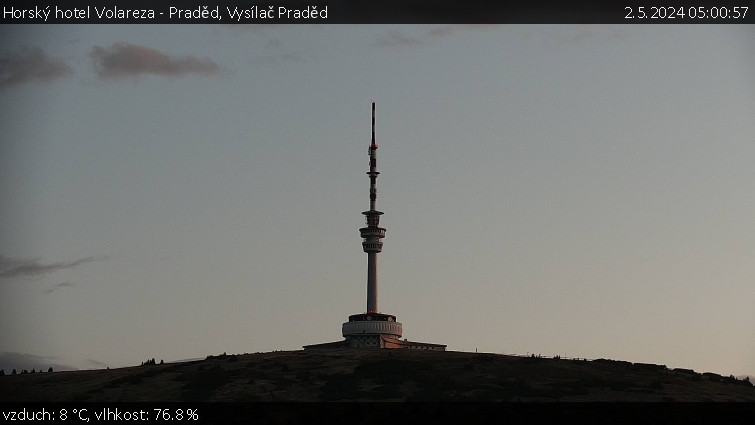 Horský hotel Volareza - Praděd - Vysílač Praděd - 2.5.2024 v 05:00