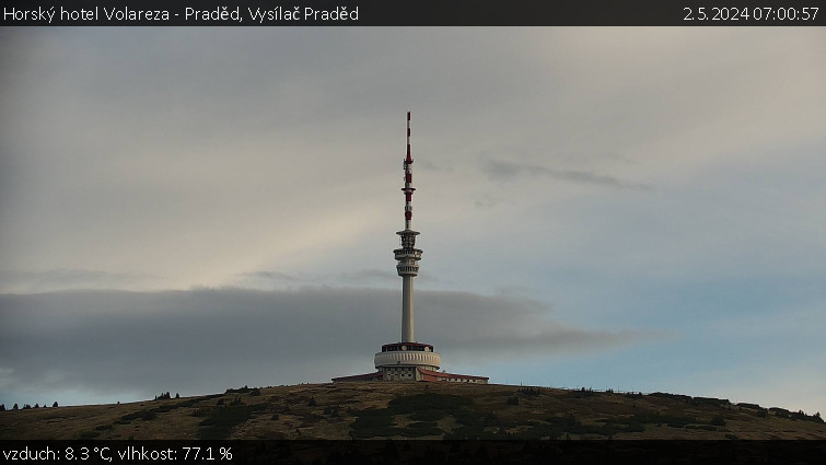 Horský hotel Volareza - Praděd - Vysílač Praděd - 2.5.2024 v 07:00