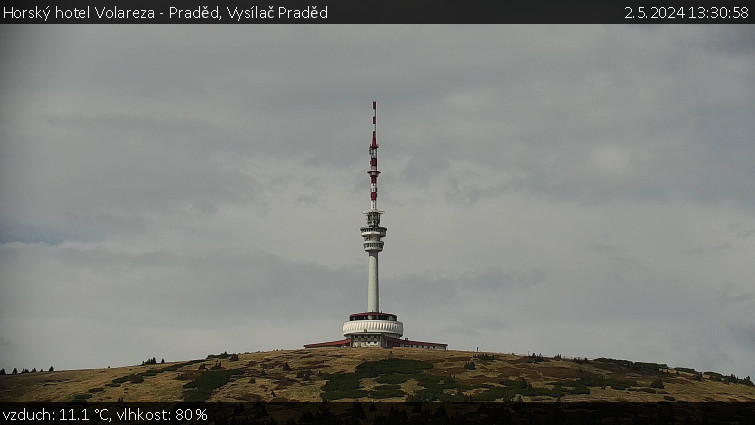 Horský hotel Volareza - Praděd - Vysílač Praděd - 2.5.2024 v 13:30
