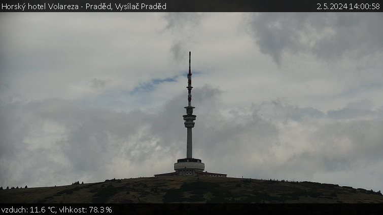 Horský hotel Volareza - Praděd - Vysílač Praděd - 2.5.2024 v 14:00