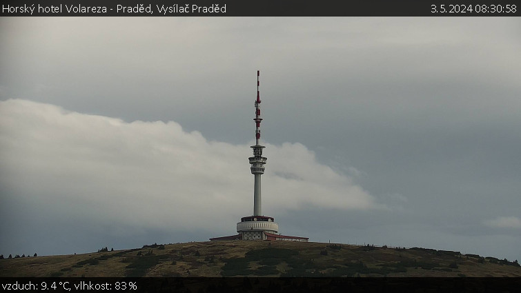 Horský hotel Volareza - Praděd - Vysílač Praděd - 3.5.2024 v 08:30