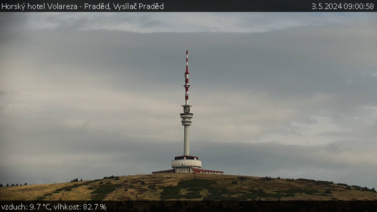 Horský hotel Volareza - Praděd - Vysílač Praděd - 3.5.2024 v 09:00