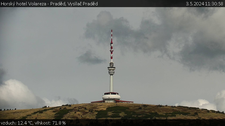 Horský hotel Volareza - Praděd - Vysílač Praděd - 3.5.2024 v 11:30