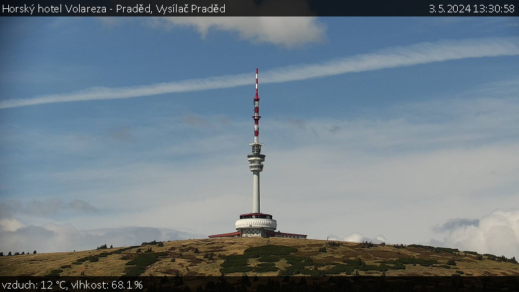 Horský hotel Volareza - Praděd - Vysílač Praděd - 3.5.2024 v 13:30