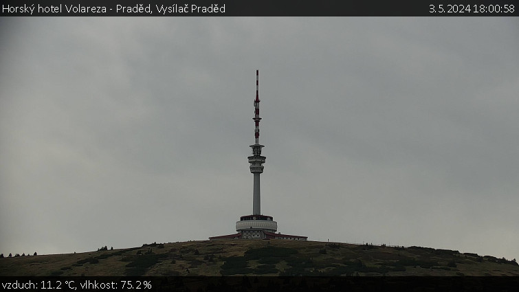 Horský hotel Volareza - Praděd - Vysílač Praděd - 3.5.2024 v 18:00