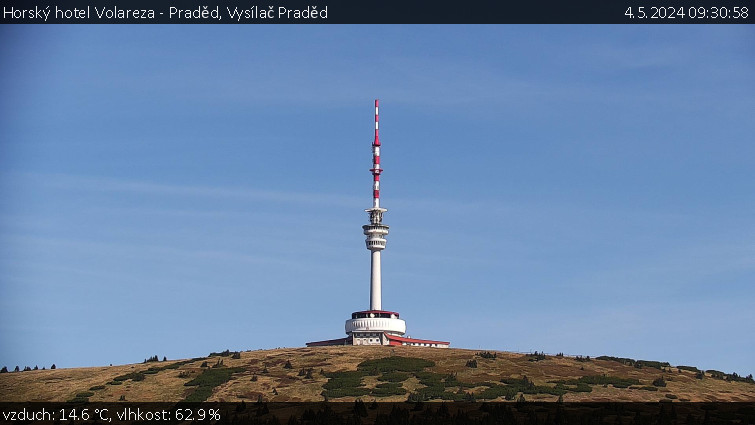 Horský hotel Volareza - Praděd - Vysílač Praděd - 4.5.2024 v 09:30