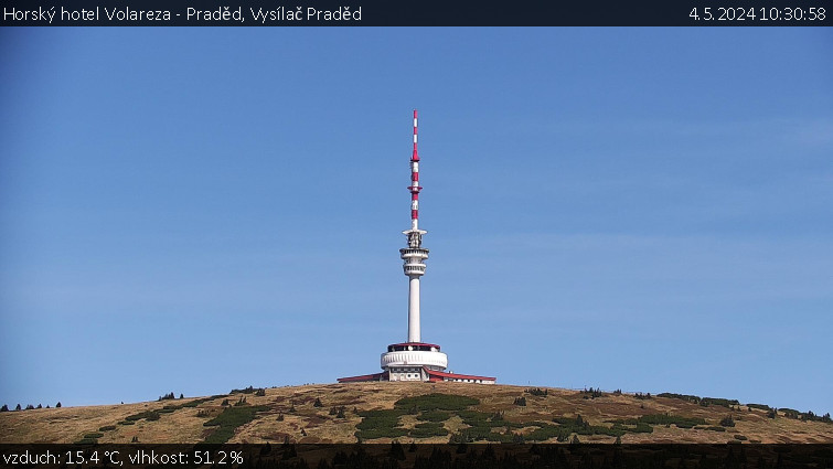 Horský hotel Volareza - Praděd - Vysílač Praděd - 4.5.2024 v 10:30
