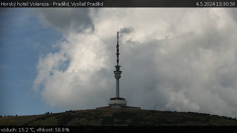 Horský hotel Volareza - Praděd - Vysílač Praděd - 4.5.2024 v 13:30