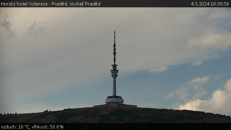 Horský hotel Volareza - Praděd - Vysílač Praděd - 4.5.2024 v 16:30