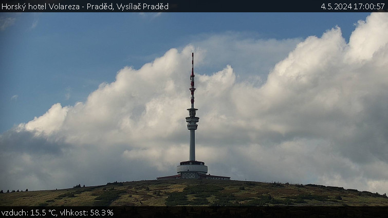 Horský hotel Volareza - Praděd - Vysílač Praděd - 4.5.2024 v 17:00