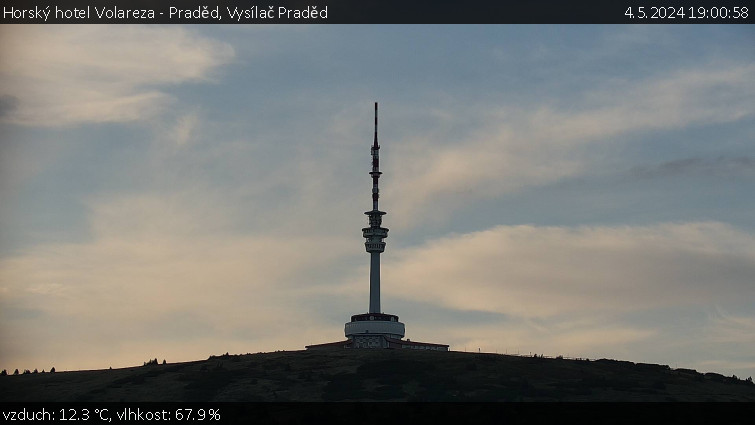 Horský hotel Volareza - Praděd - Vysílač Praděd - 4.5.2024 v 19:00