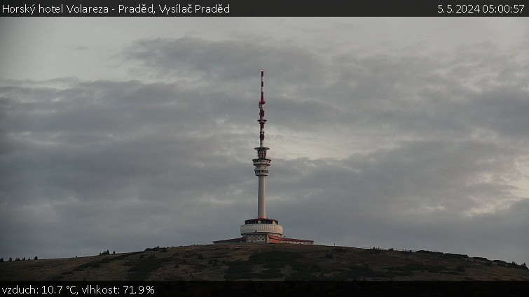 Horský hotel Volareza - Praděd - Vysílač Praděd - 5.5.2024 v 05:00