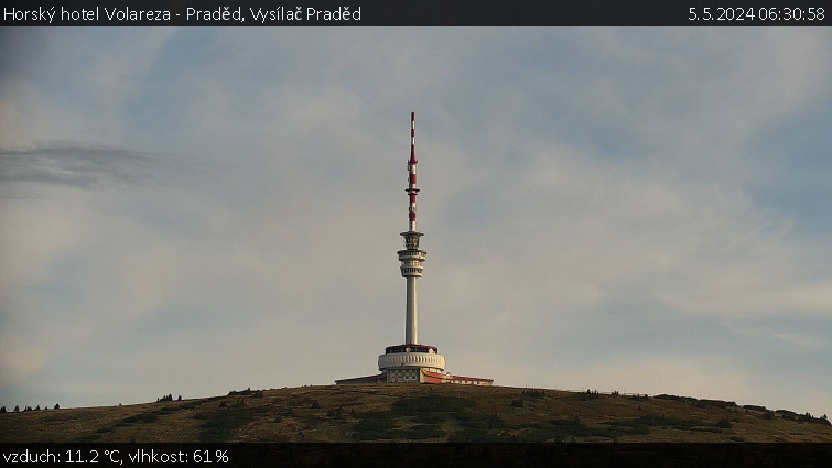 Horský hotel Volareza - Praděd - Vysílač Praděd - 5.5.2024 v 06:30