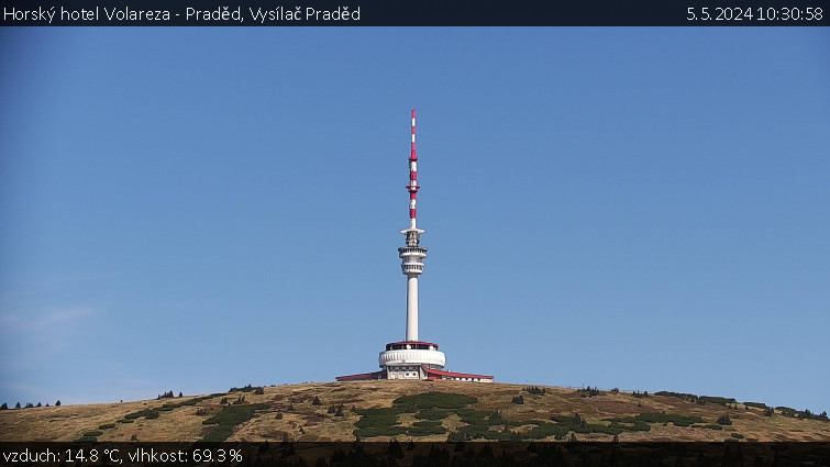 Horský hotel Volareza - Praděd - Vysílač Praděd - 5.5.2024 v 10:30