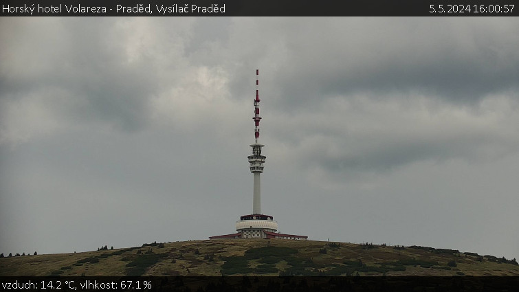 Horský hotel Volareza - Praděd - Vysílač Praděd - 5.5.2024 v 16:00