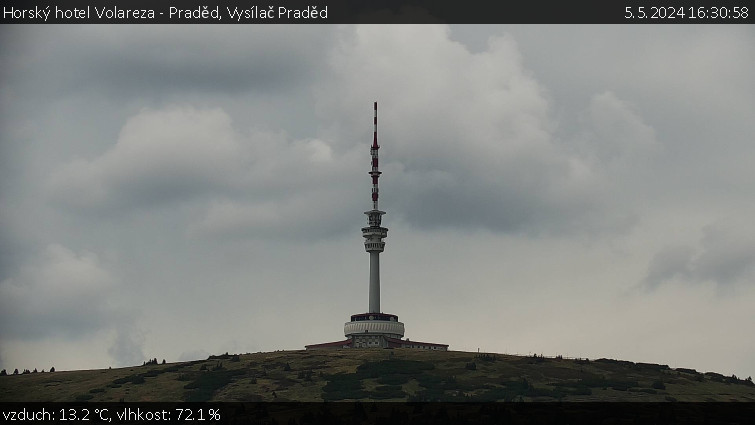 Horský hotel Volareza - Praděd - Vysílač Praděd - 5.5.2024 v 16:30