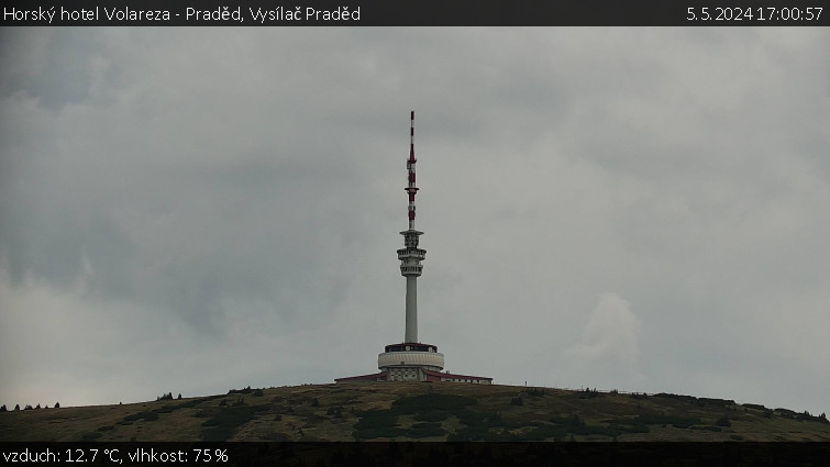 Horský hotel Volareza - Praděd - Vysílač Praděd - 5.5.2024 v 17:00